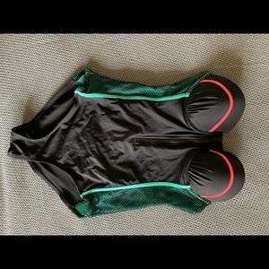 Op 80’s style one piece swimsuit